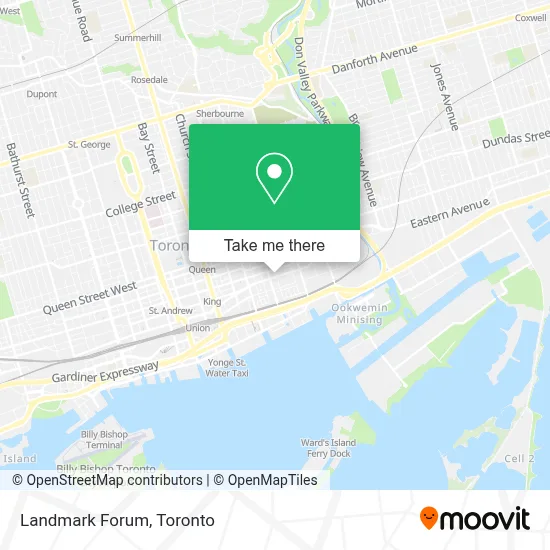 Landmark Forum map