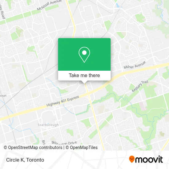 Circle K map
