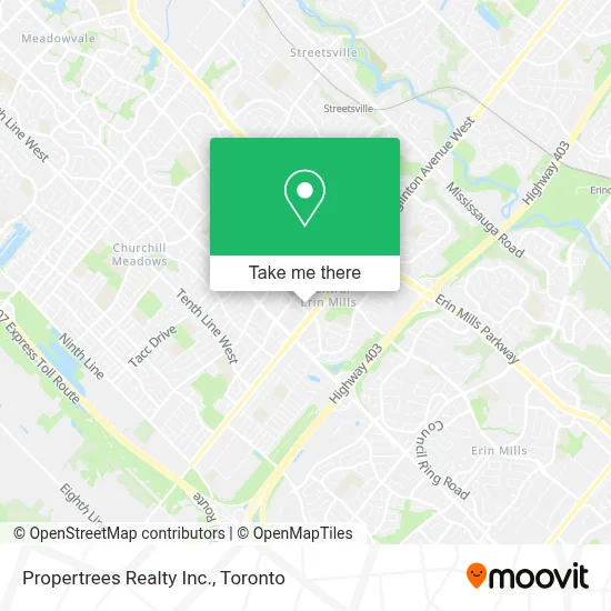 Propertrees Realty Inc. map