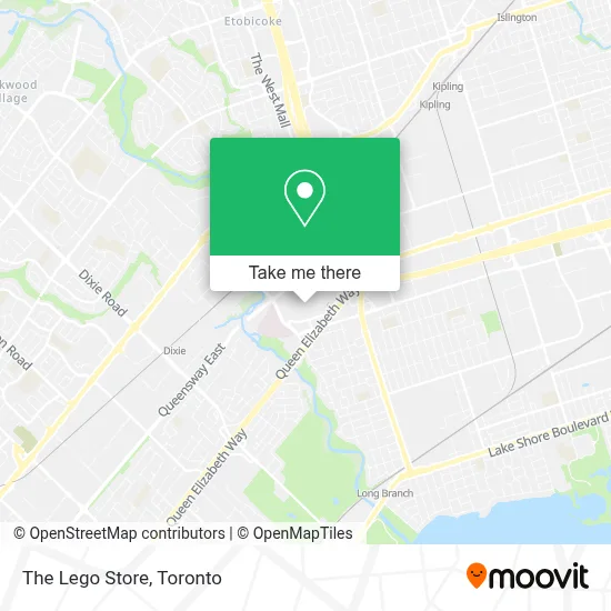 The Lego Store map