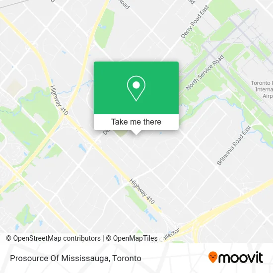 Prosource Of Mississauga map