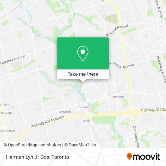 Herman Lyn Jr Dds map
