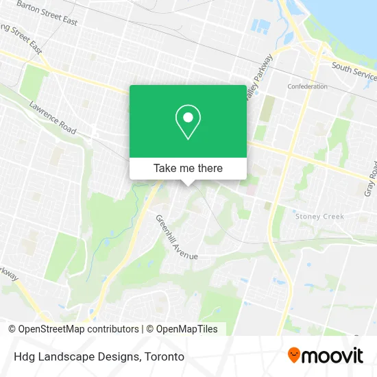 Hdg Landscape Designs map