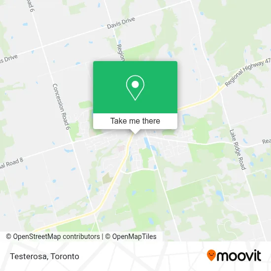Testerosa map