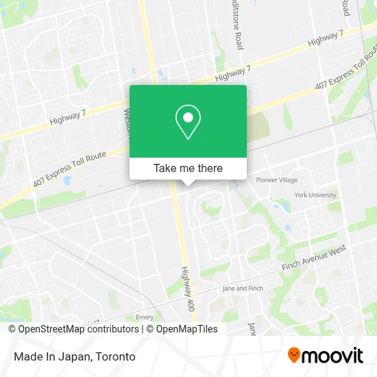 Made In Japan map