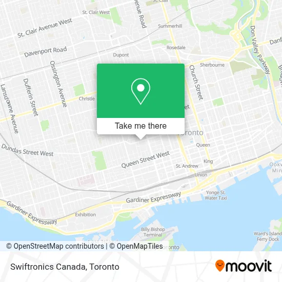 Swiftronics Canada map