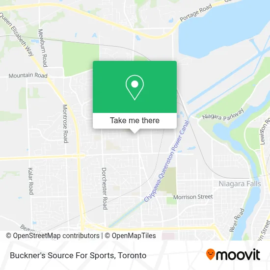 Buckner's Source For Sports map