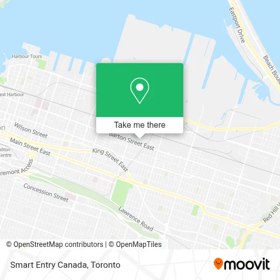 Smart Entry Canada map