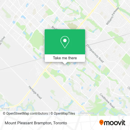 Mount Pleasant Brampton map