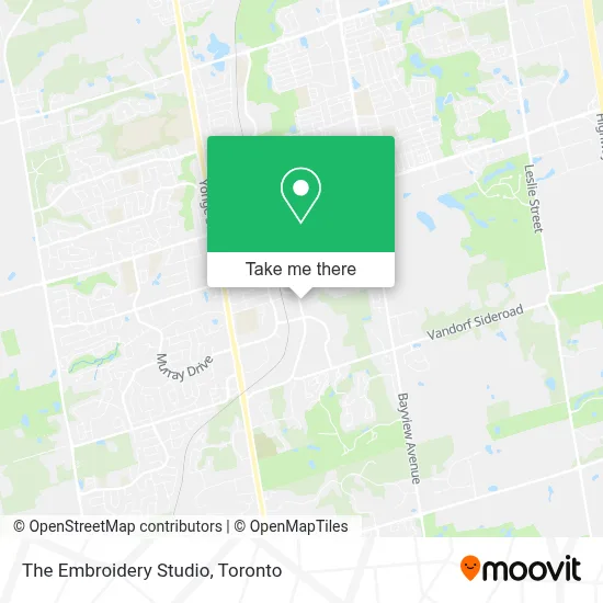 The Embroidery Studio map