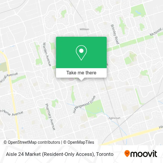 Aisle 24 Market (Resident-Only Access) map
