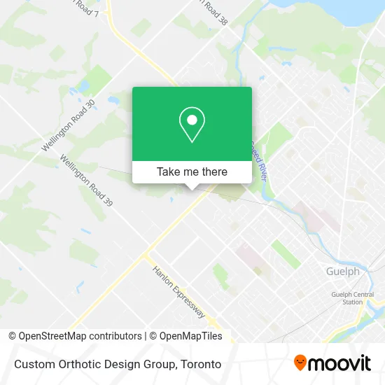 Custom Orthotic Design Group map