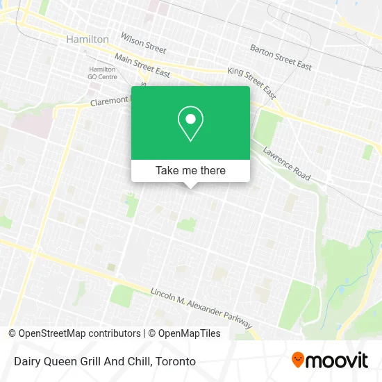 Dairy Queen Grill And Chill map