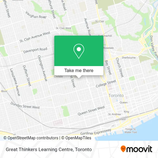 Great Thinkers Learning Centre map