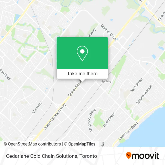 Cedarlane Cold Chain Solutions map