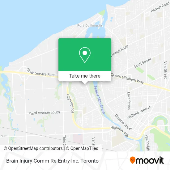 Brain Injury Comm Re-Entry Inc map