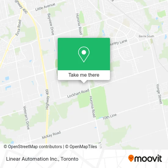 Linear Automation Inc. map