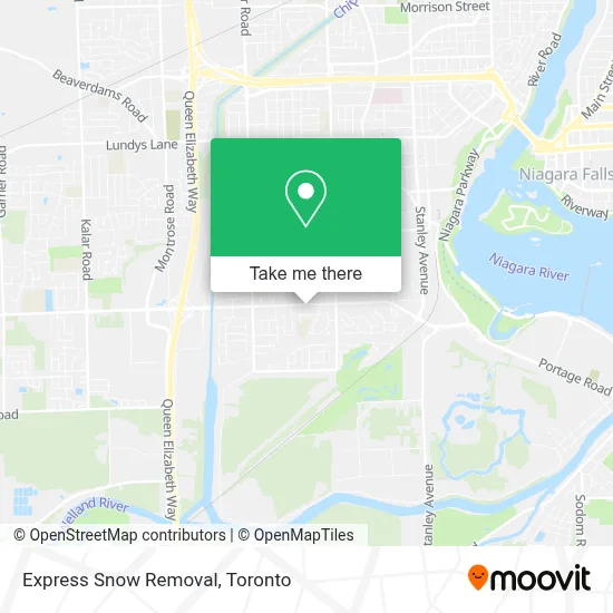 Express Snow Removal map