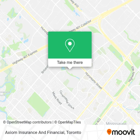 Axiom Insurance And Financial map