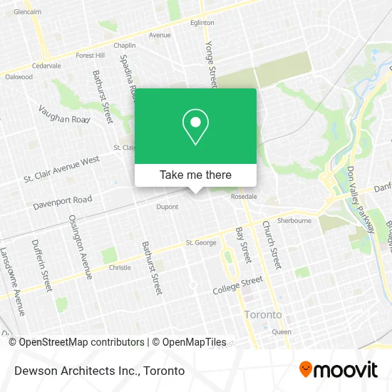 Dewson Architects Inc. map