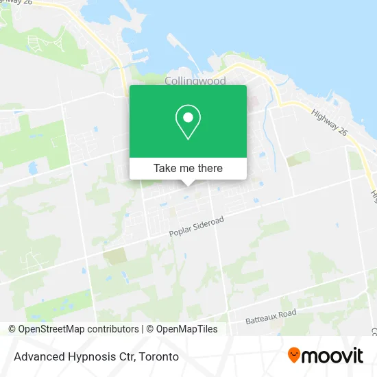 Advanced Hypnosis Ctr map