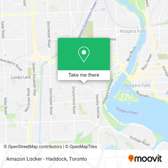 Amazon Locker - Haddock map