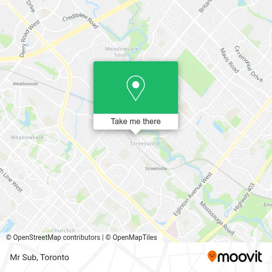 Mr Sub map
