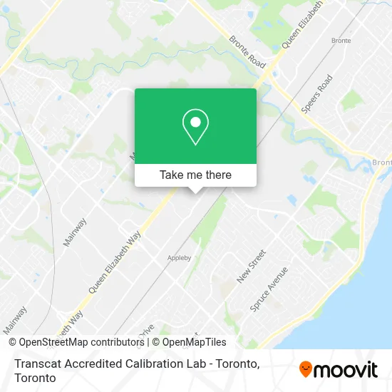 Transcat Accredited Calibration Lab - Toronto map