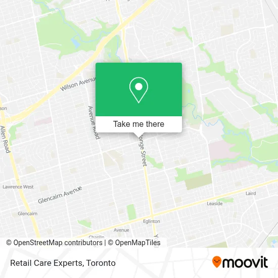 Retail Care Experts map