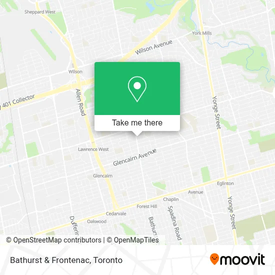 Bathurst & Frontenac map