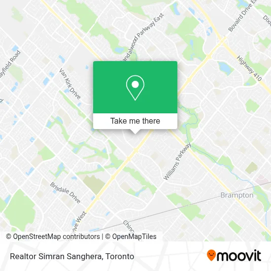 Realtor Simran Sanghera map
