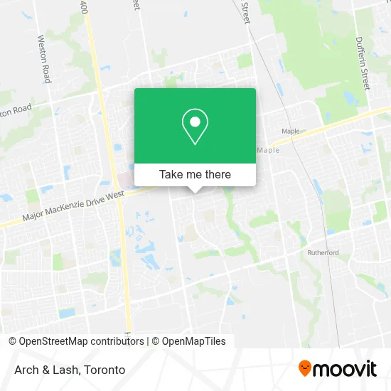 Arch & Lash map