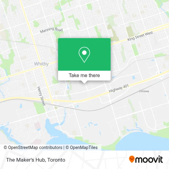 The Maker's Hub map
