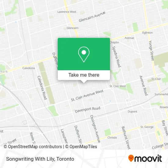 Songwriting With Lily map