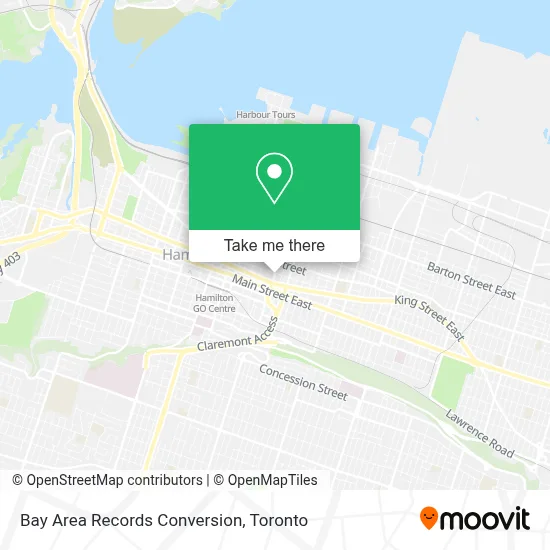 Bay Area Records Conversion map