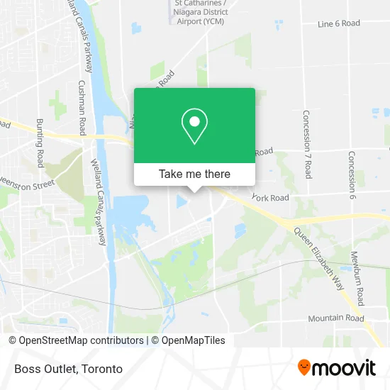 Boss Outlet map
