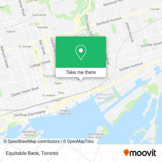 Equitable Bank map