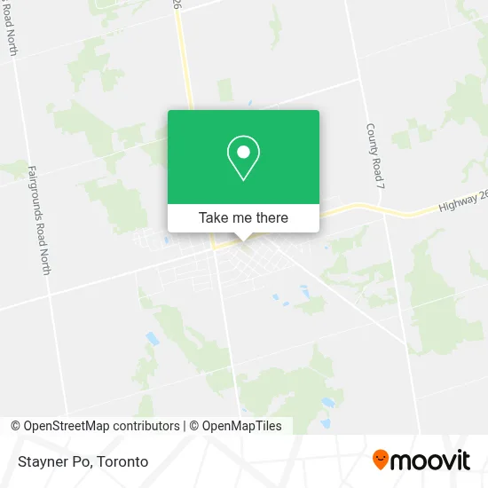 Stayner Po map
