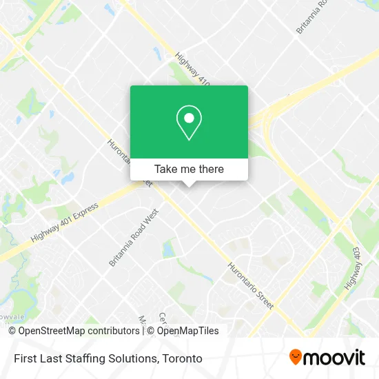First Last Staffing Solutions map