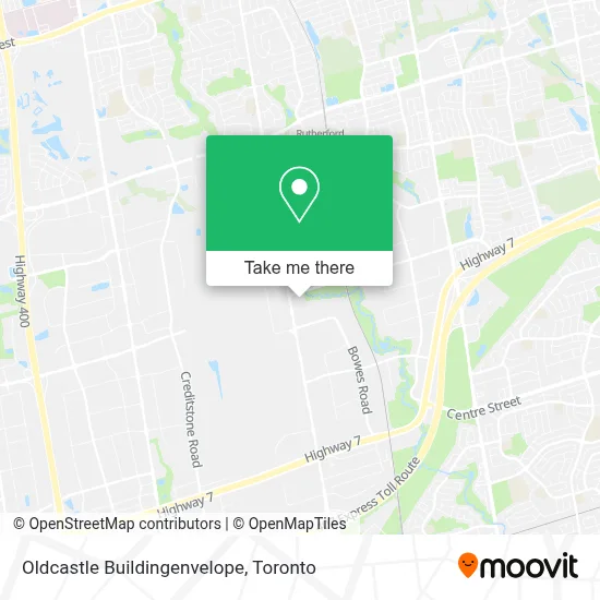 Oldcastle Buildingenvelope map