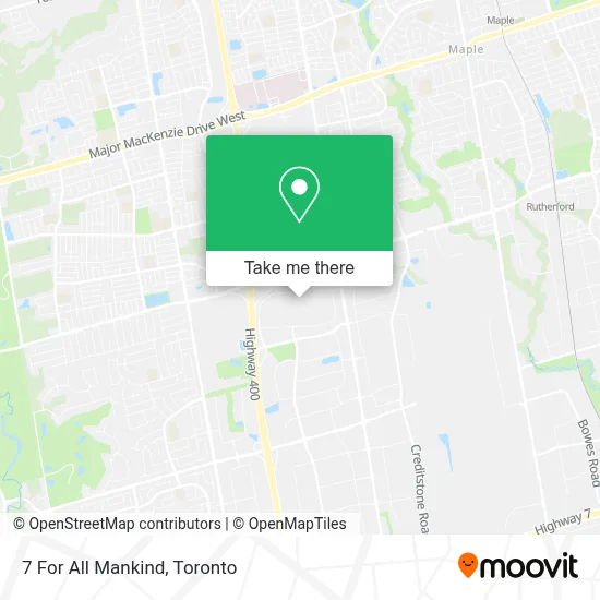 7 For All Mankind map