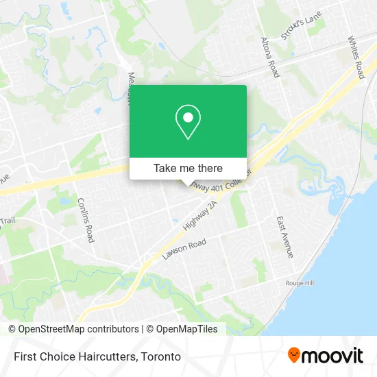 First Choice Haircutters map