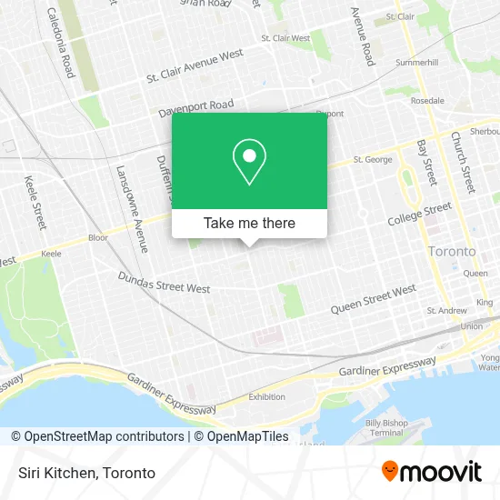 Siri Kitchen map