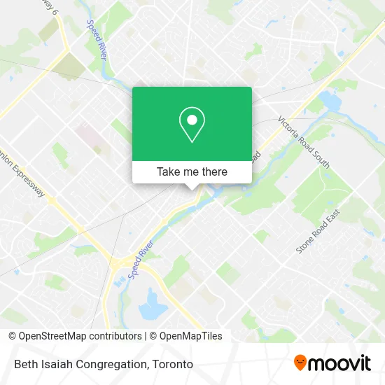 Beth Isaiah Congregation map