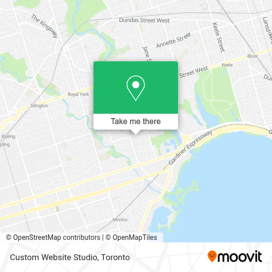 Custom Website Studio map