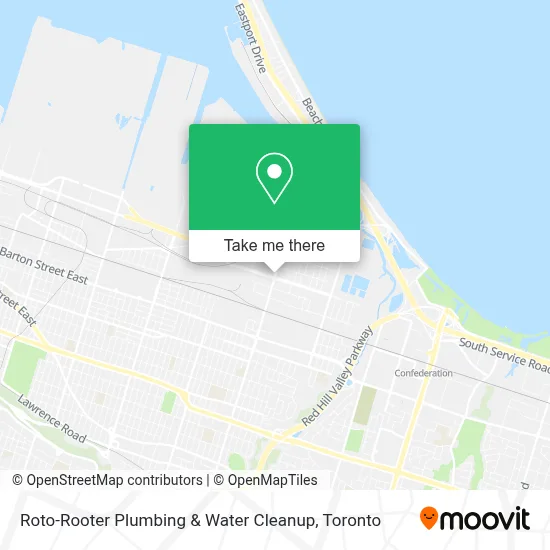 Roto-Rooter Plumbing & Water Cleanup map