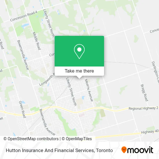 Hutton Insurance And Financial Services map