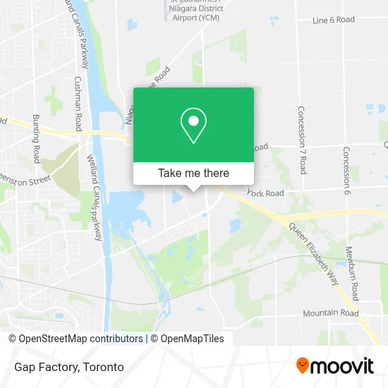 Gap Factory map