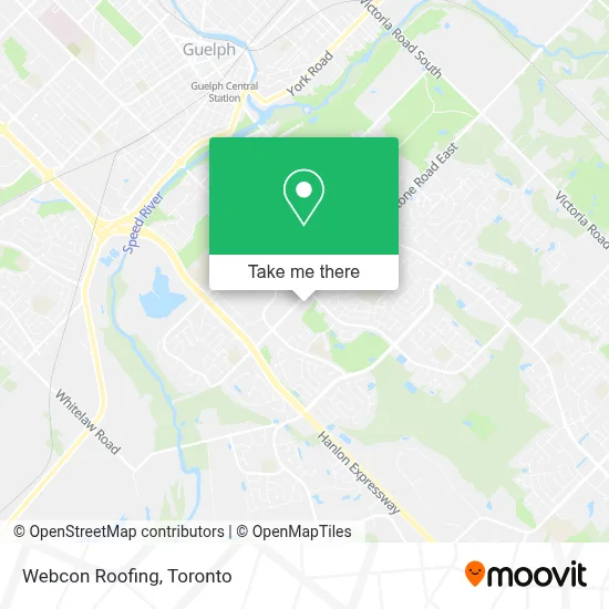 Webcon Roofing map