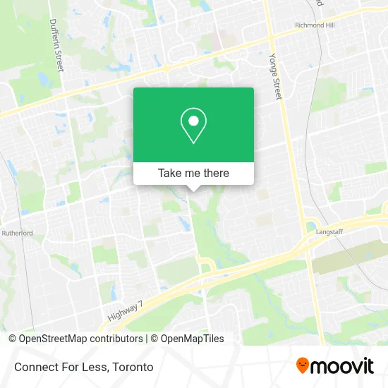 Connect For Less map